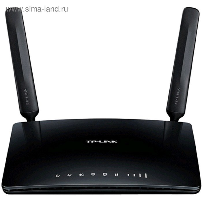 Wi-Fi роутер беспроводной TP-Link TL-MR6400 N300, 10/100 Мбит, 4G cat.4, чёрный маршрутизатор беспроводной tp link tl wr845n n300 10 100 мбит белый