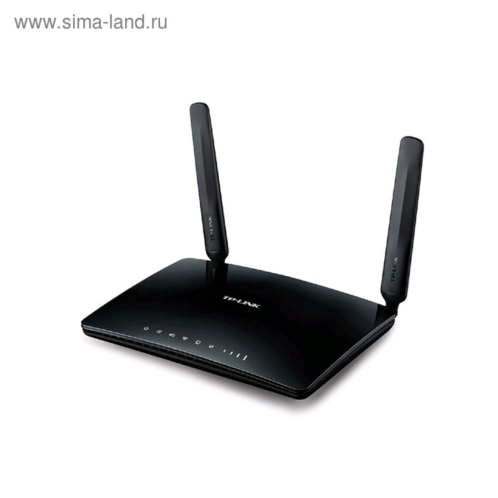 фото Wi-fi роутер беспроводной tp-link tl-mr6400 n300, 10/100 мбит, 4g cat.4, чёрный