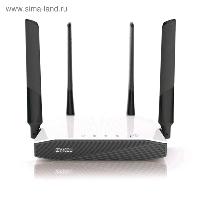 Wi-Fi роутер беспроводной Zyxel NBG6604 (NBG6604-EU0101F) AC1200, 10/100 Мбит, белый