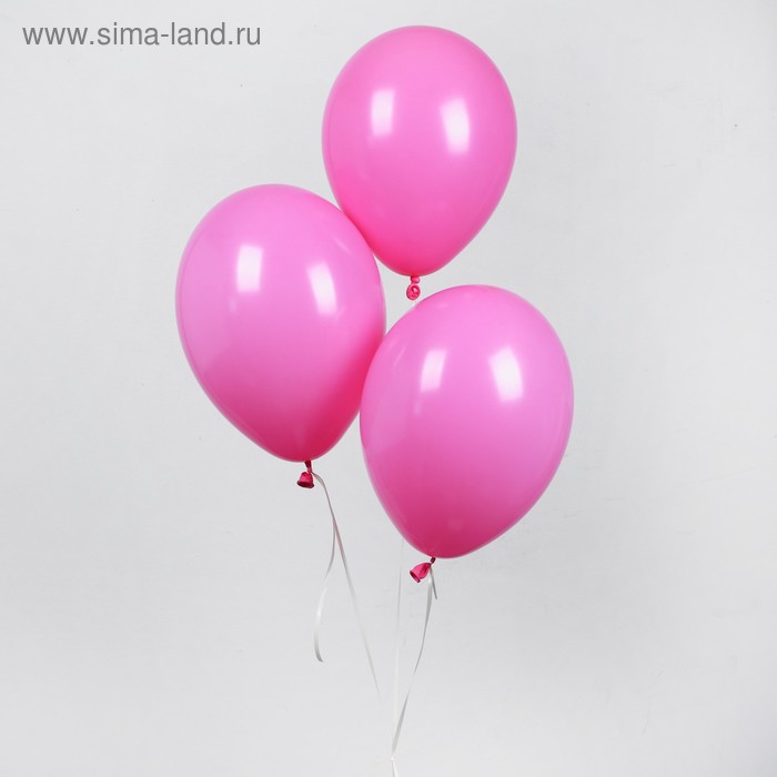 

Шар латексный 12", пастель, набор 5 шт., цвет розовый