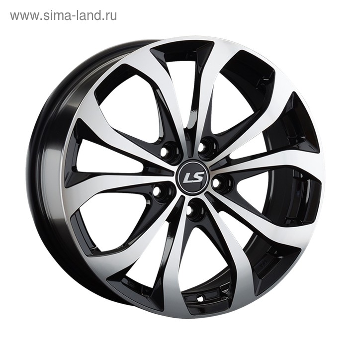 фото Диск литой ls 592456 (lcr 7689 - ls 843) 7x17 5x114,3 et45 d67,1 bkf ls wheels