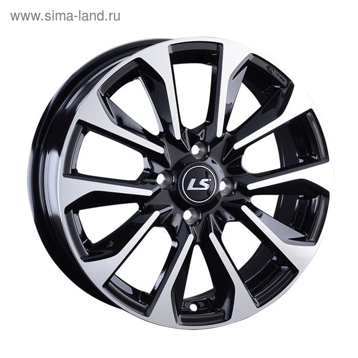 фото Диск литой ls l1666 (ls 1006) 6x16 5x114,3 et43 d67,1 bkf ls wheels