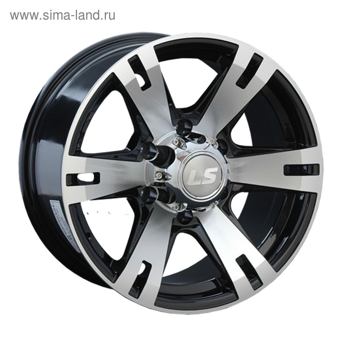 фото Диск литой ls 590823 (lcr 7639 - ls 182) 8x17 6x139,7 et25 d106,1 bkf ls wheels