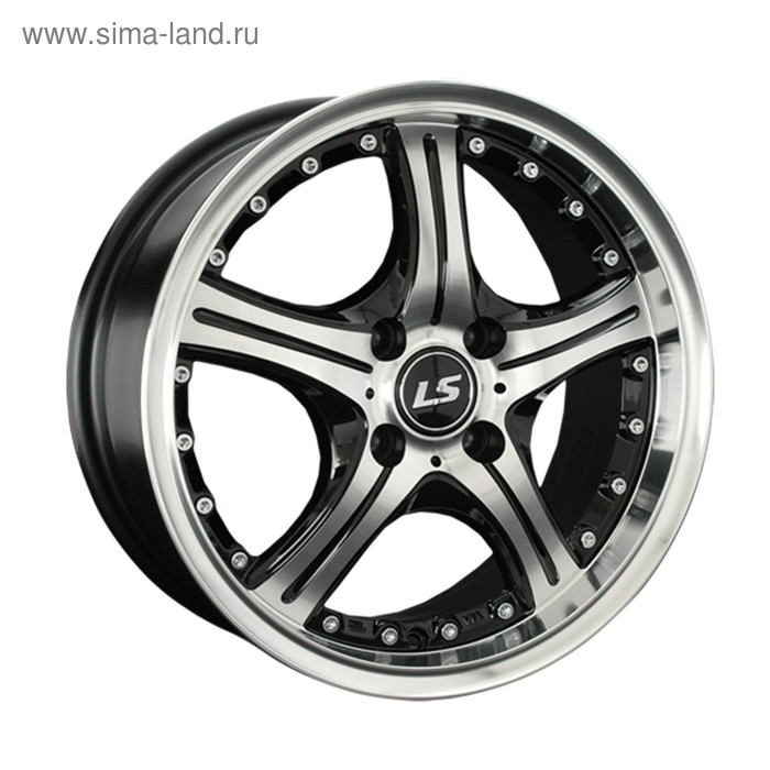 фото Диск литой ls 593735 (lcr 296a - ls 322) 6,5x15 4x100 et40 d73,1 bkf ls wheels