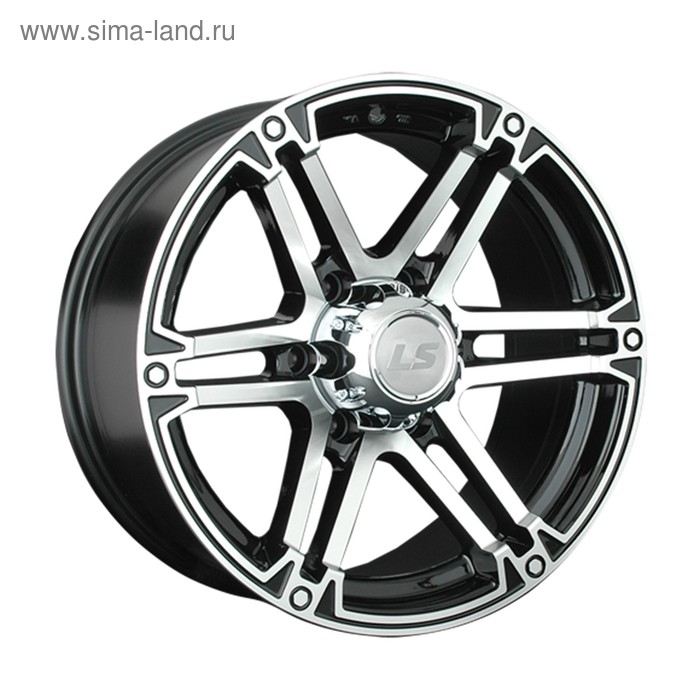 фото Диск литой ls 592021 (lcr 8506 - ls 473) 8x17 6x139,7 et25 d106,1 bkf ls wheels