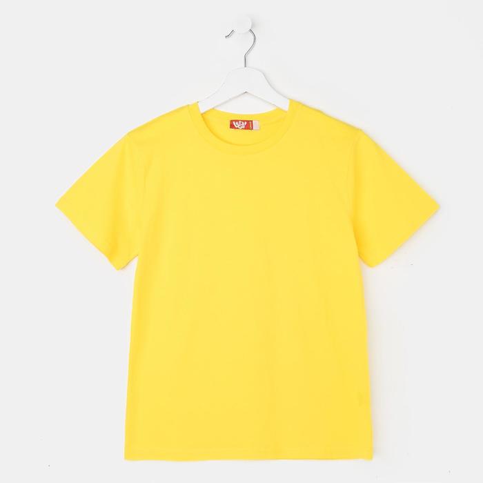 Футболка детская, рост 152 см, цвет желтый футболка детская рост 152 см цвет белый