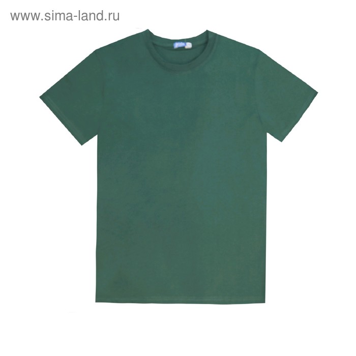 Футболка мужская, размер 54, цвет тёмно-зелёный футболка мужская размер 56 цвет тёмно зелёный принт соты