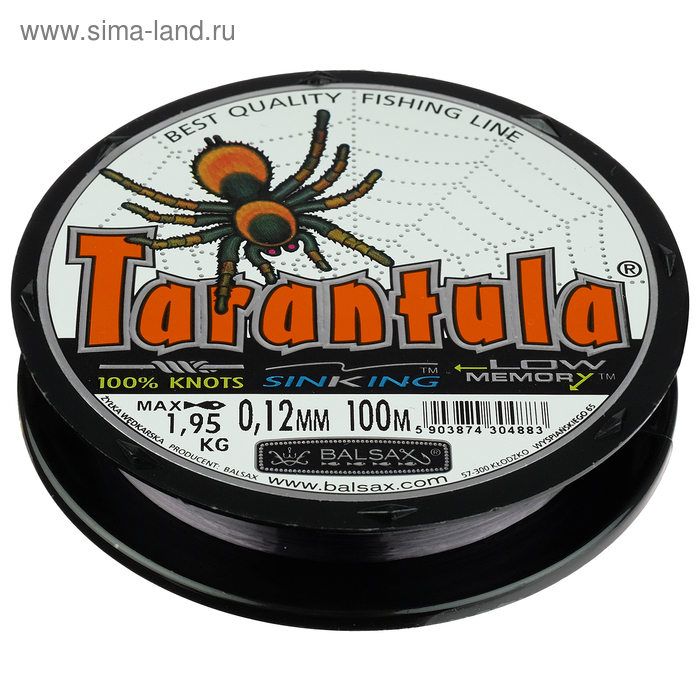 фото Леска balsax tarantula box 0,12, 100 м