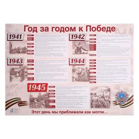 

Плакат "Год за годом к Победе" А2