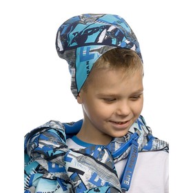 

Шапка для мальчиков, размер 50-51, цвет синий