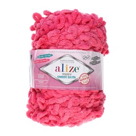 

Пряжа "Puffy Ombre Batik" 100% микрополиэстер 600гр/55м (7418 фуксия)