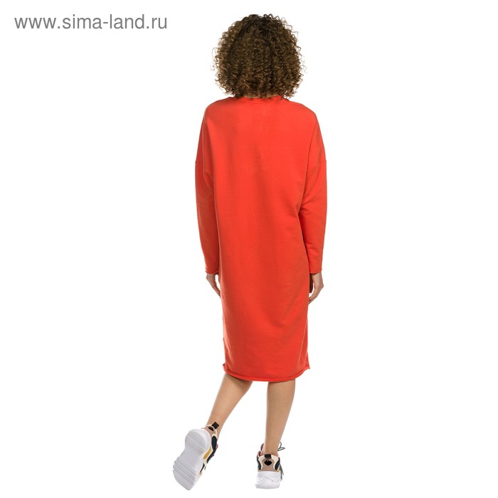 

Платье женское, размер XL, цвет оранжевый