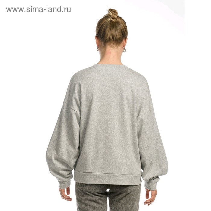 

Толстовка женская, размер XL, цвет серый