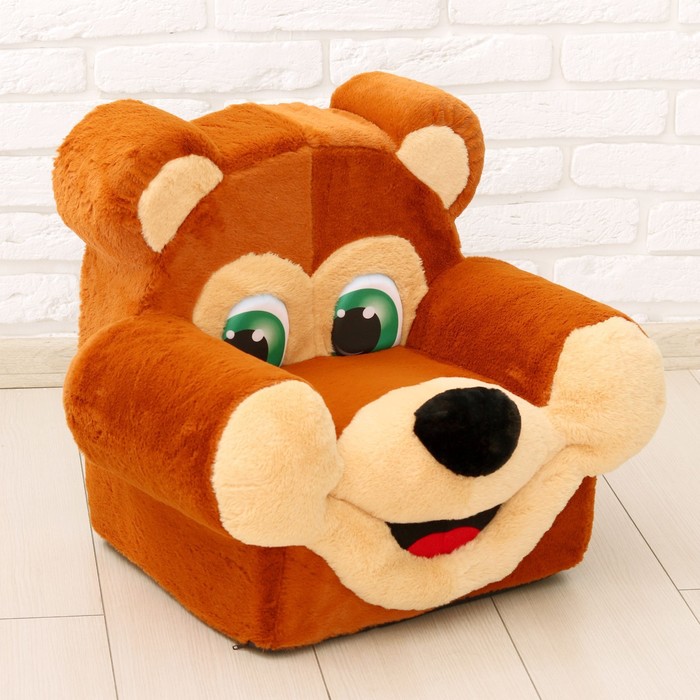 фото Мягкая игрушка «кресло медвежонок» кипрей