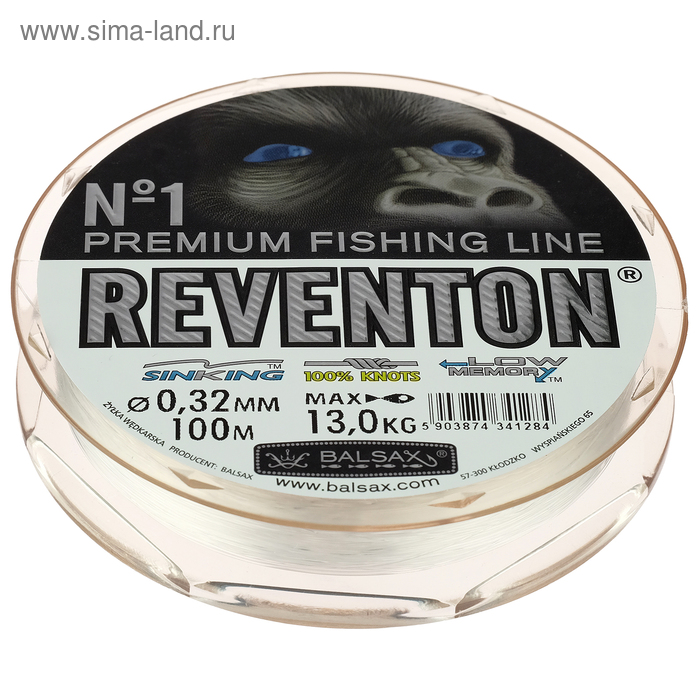 фото Леска balsax reventon transparent 0,32, 100 м