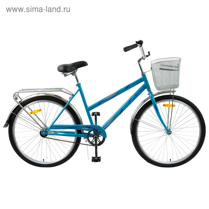 Велосипед 26 Stels Navigator-200 Lady, Z010, цвет бирюзовый, размер рамы 19