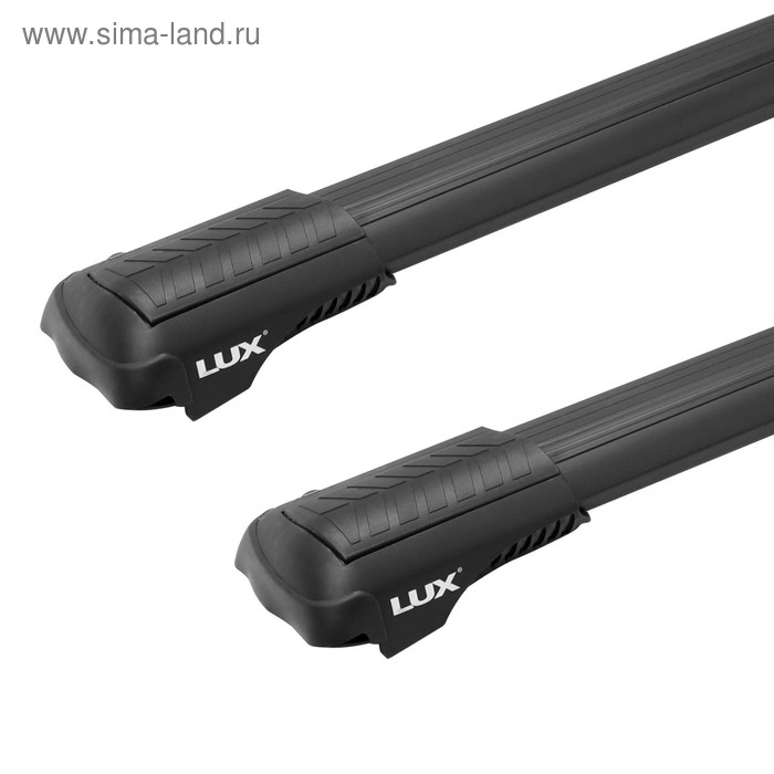 фото Багажная система lux хантер l54-b для автомобилей с рейлингами черная, l54-b/791927