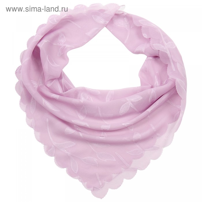 фото Платок женский текстильный, цвет сиреневый, размер 70х70 rossini