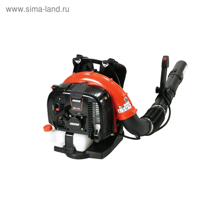 Воздуходувка ECHO PB-770, 4.2 л.с., 2850 Вт, 63.3 см3, 1314 м3/ч, 104.6 м/с