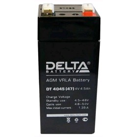 Аккумуляторная батарея Delta DT 4045 (47), 4 В, 4.5 А/ч Ош