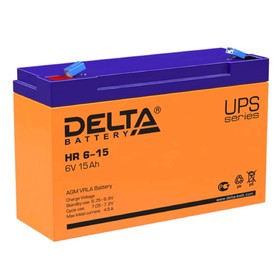

Аккумуляторная батарея Delta HR 6-15, 6 В, 15 А/ч