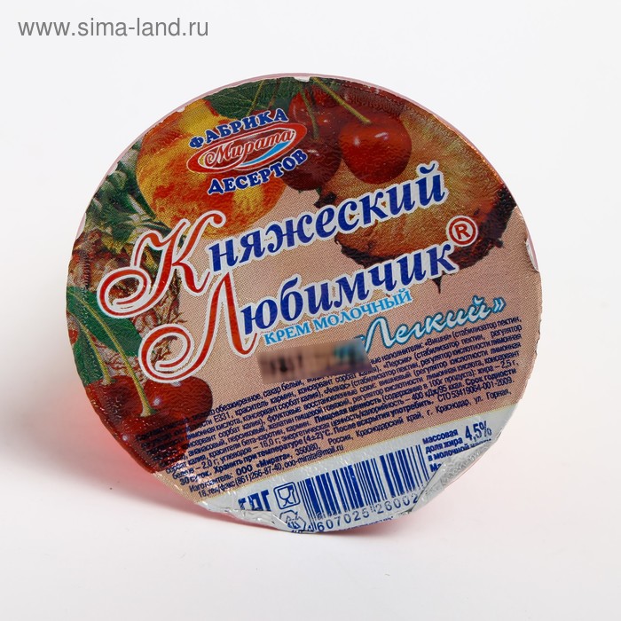 

Десерт Княжеский Любимчик легкий 150г