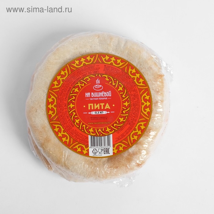 

ХЛЕБ АРАБСКИЙ ПИТА Пекарня на Вишневой 300г (100г*3)