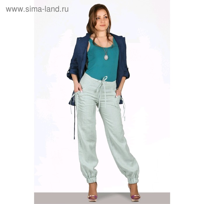 Модели женских брюк из льна
