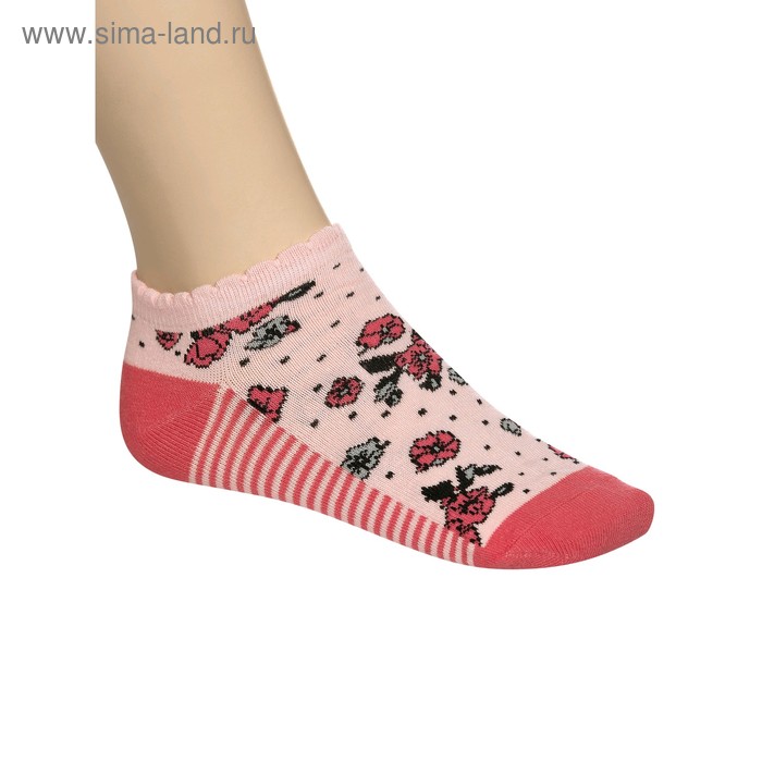 Носки для девочек, размер 16-18 см, цвет красный, красный, 2 пары