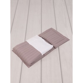 

Комплект в коляску Exclusive Original Collection, 3 предмета, принт косичка, перкаль