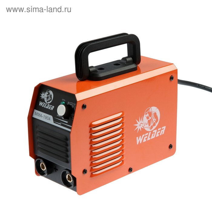 Сварочный аппарат Welder MMA-190A, 4.8 кВт, 20-190 А, ПВ 70%, d=1.6-3.2 мм