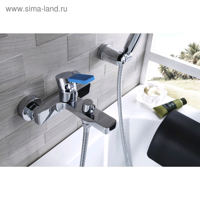 

Смеситель для ванны Lemark Aura LM0614C, с коротким изливом, цвет хром