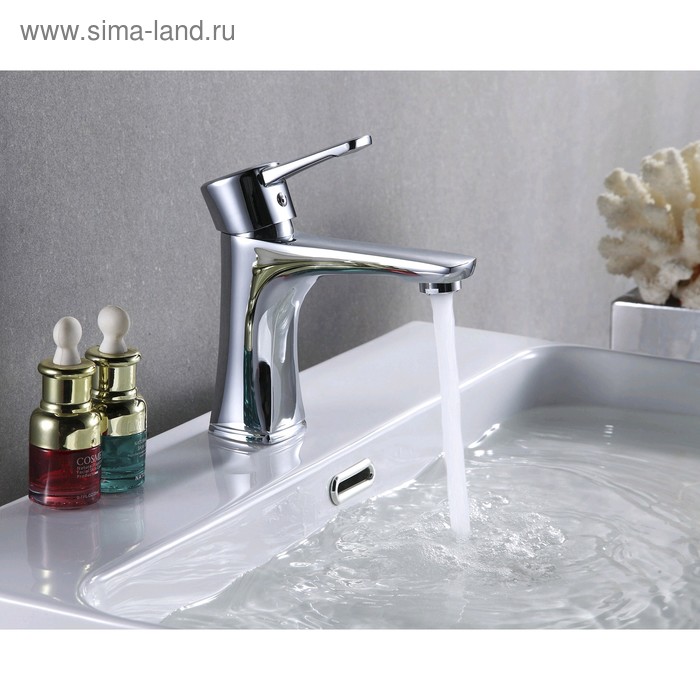 

Смеситель для раковины Lemark Evitta LM0506C, монолитный, цвет хром