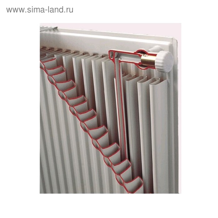 

Радиатор стальной Buderus K-profil 22, 500 x 600 мм, 1094 Вт, боковое подключение