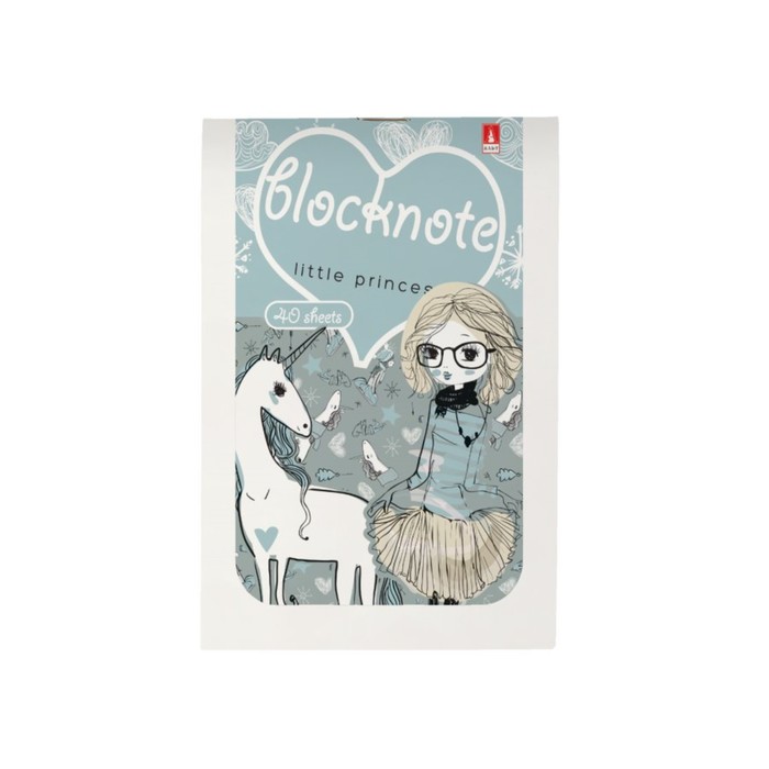 

Блокнот А6, 40 листов на скрепке "Волшебные единороги", обложка картон, блок 55 г/м2, МИКС