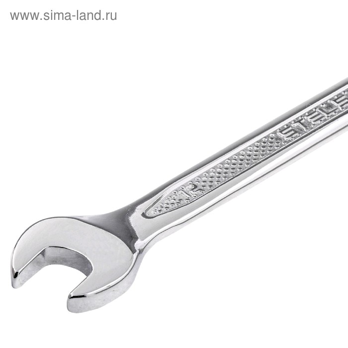 Ключ комбинированный STELS 15249, CrV, антислип, 12 мм