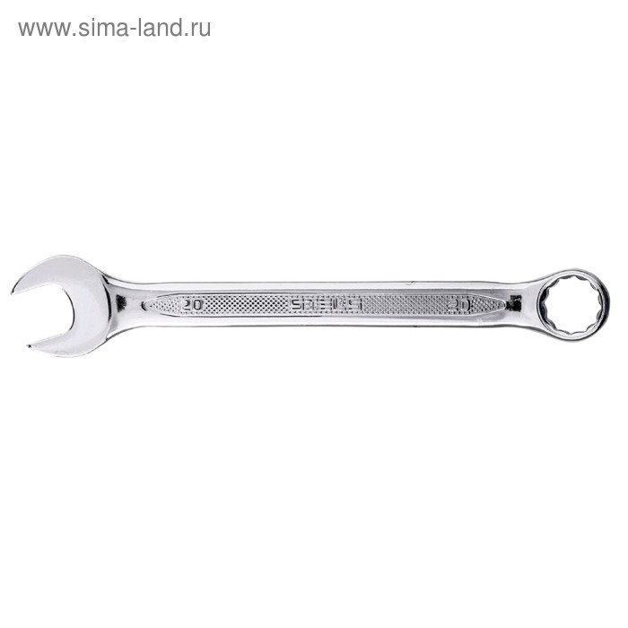 Ключ комбинированный STELS 15257, CrV, антислип, 20 мм ключ stels 13768 трубка торцевой усиленный 8х10мм crv