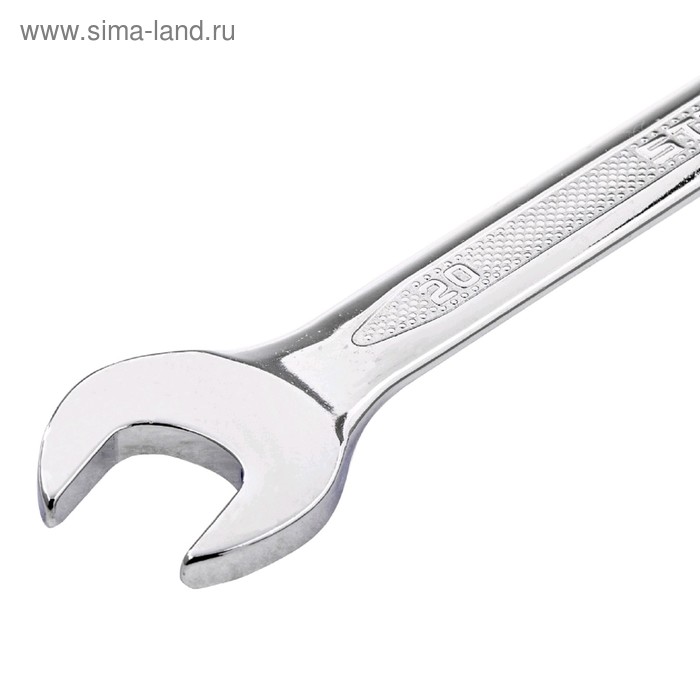 Ключ комбинированный STELS 15257, CrV, антислип, 20 мм
