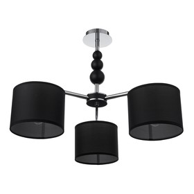 

Люстра 2371/3 3х60W Е27 черный/хром