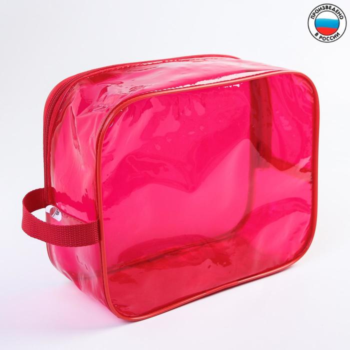 фото Сумка в роддом 20х25х10, цветной пвх, цвет красный