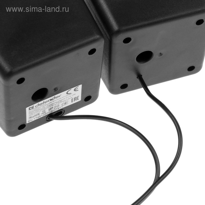 Купить Компьютерные колонки 2.0 Defender SPK 35, 2х2.5 Вт, USB, чёрные сейчас Компьютерные колонки 2.0 Defender SPK 35, 2х2.5 Вт, USB, чёрные