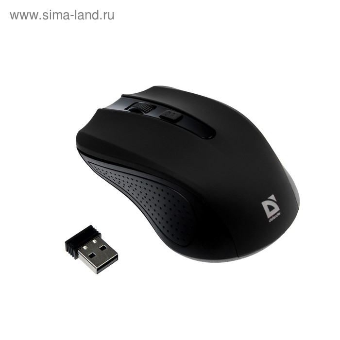 Мышь Defender Accura MM-935 беспроводная оптическая 1600 dpi 2хAAA USB чёрная 39900₽