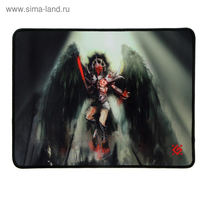 фото Коврик для мыши defender angel of death m, игровой, 360x270x3 мм, ткань+резина