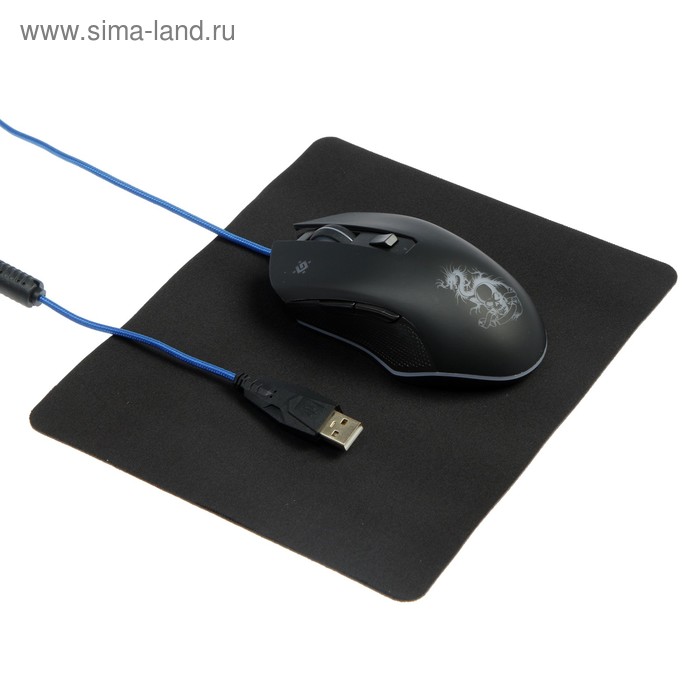Мышь Defender Sky Dragon GM-090L игровая проводная оптика6 кнопок 3200 dpi чёрная 45900₽