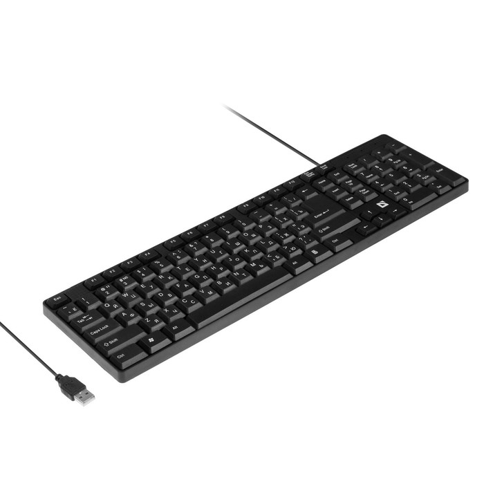 Клавиатура Defender Accent SB-720 RU, проводная, мембранная, 102 клавиши, USB, черная
