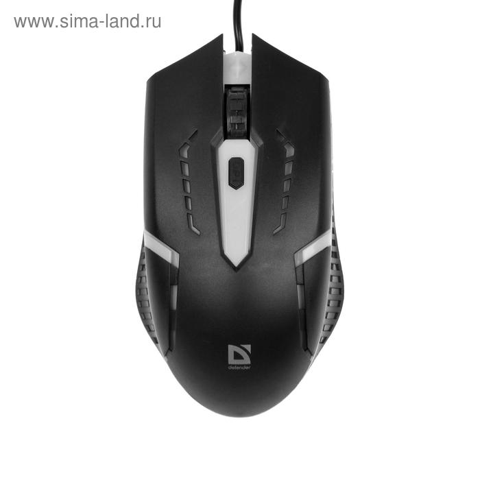 Мышь Defender Flash MB-600L проводная оптическая подсветка 4 кнопки 1200 dpi чёрная 11900₽