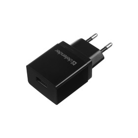 

Сетевое зарядное устройство Defender UPA-21, USB, 2.1 А, чёрное