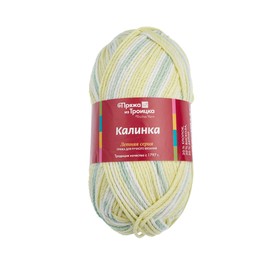 

Пряжа "Калинка" 20% хлопок, 30% вискоза, 50% акрил 130м/100гр (7231, принт)