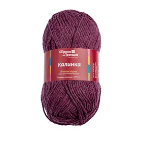 

Пряжа "Калинка" 20% хлопок, 30% вискоза, 50% акрил 130м/100гр (0731, цикламен)