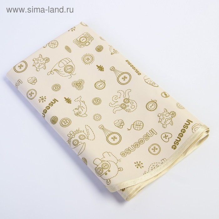 Клеенка 50х70 см., с ПВХ покрытием, с окантовкой,с рисунком цвет МИКС